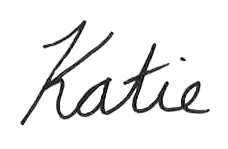 Katie Reed signature