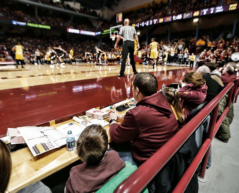 Gopher Volleyball Seating Chart