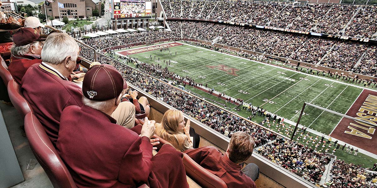 University Of Minnesota Tcf Bank Stadium Seating Chart