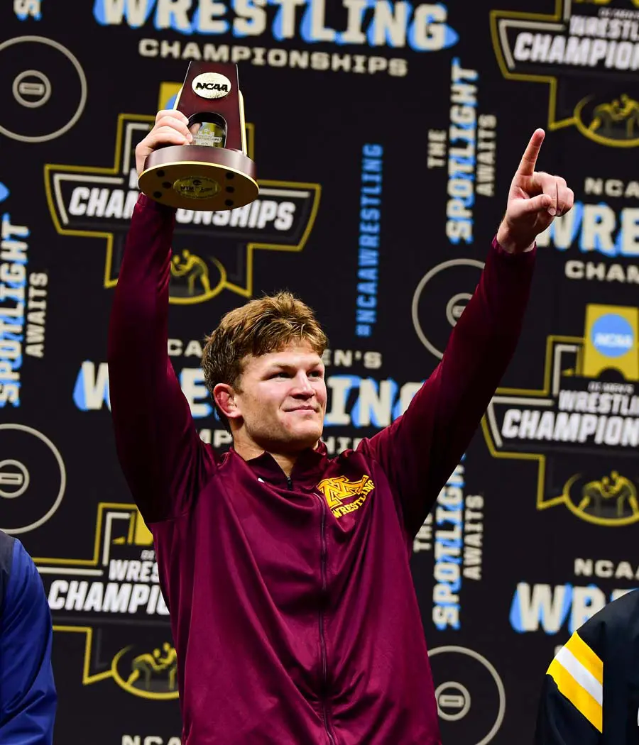 Gopher team celebrating athletic achievement